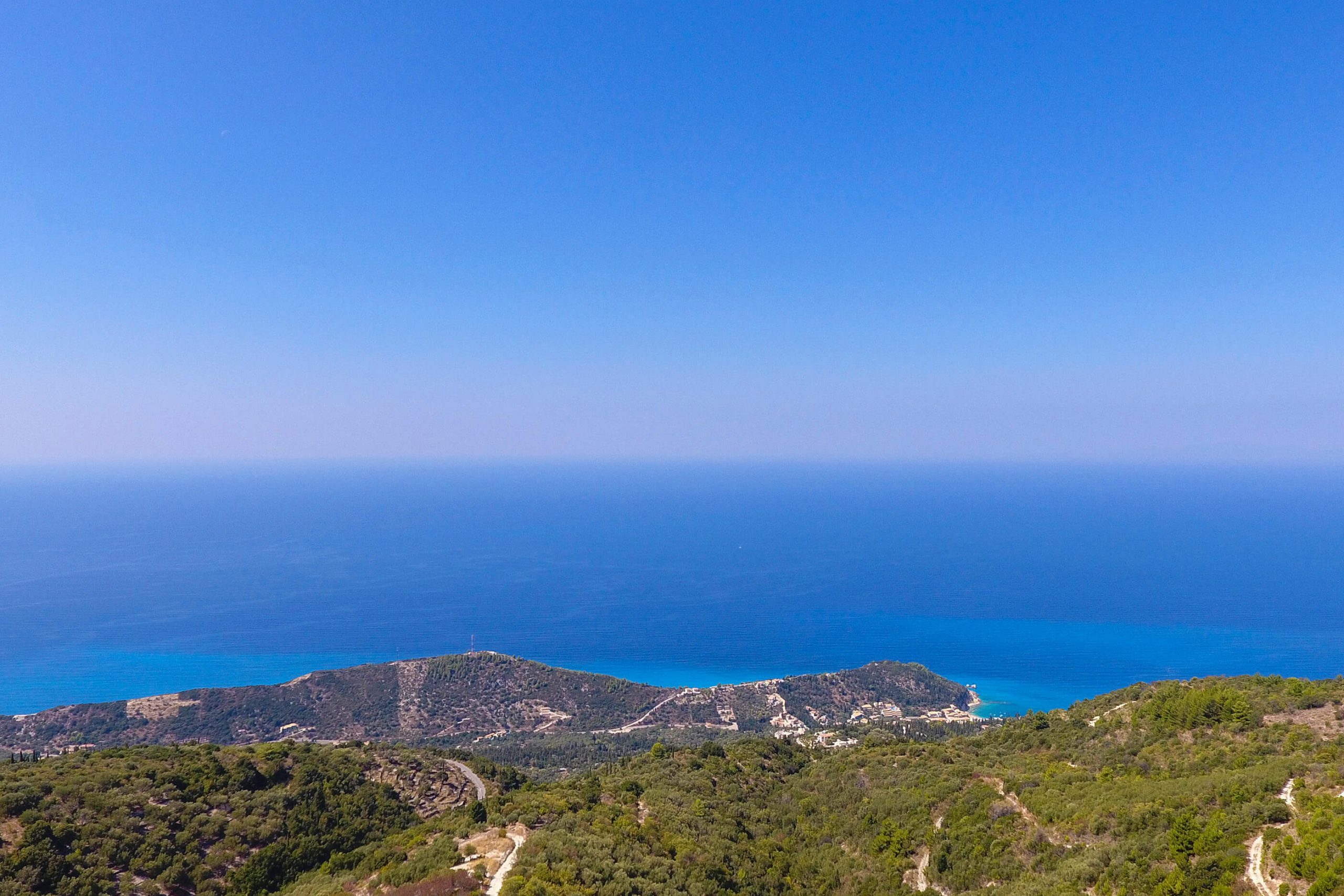 Vue magnifique sur la mer Ionienne de Natura Villas